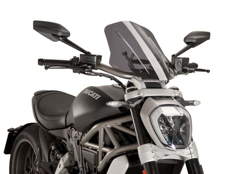 Puig New Generation Adjustable Screen In Clear for Ducati XDiavel S (16-24)