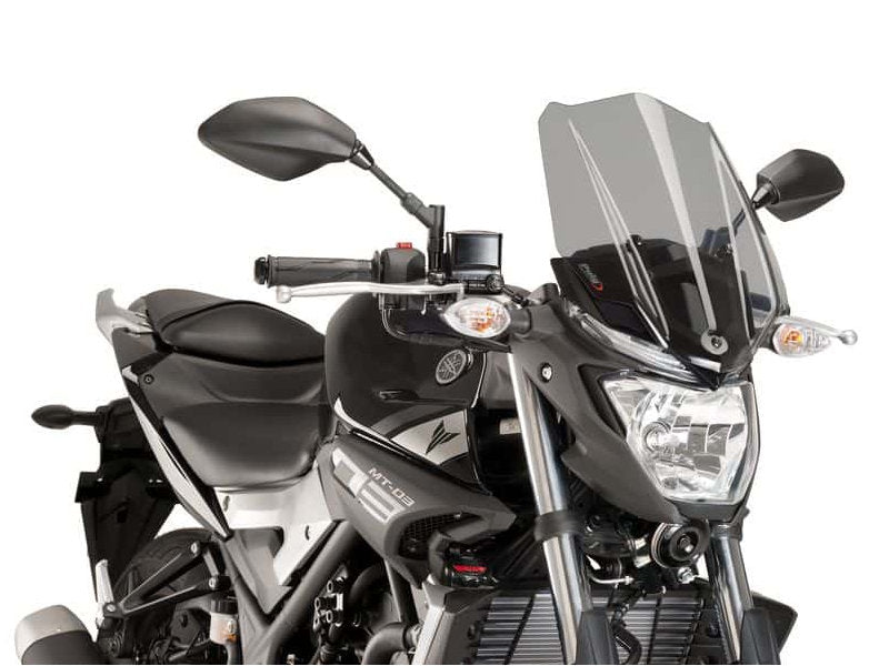 Puig New Generation Touring Screen In Clear for Yamaha MT-03 (16-19)