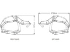 Puig Handguard Extensions In Clear for Honda Africa Twin CRF1000L (16-19)
