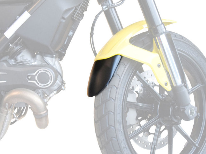 Puig Front Mudguard Extender In Black for Ducati Scrambler Icon (15-22)