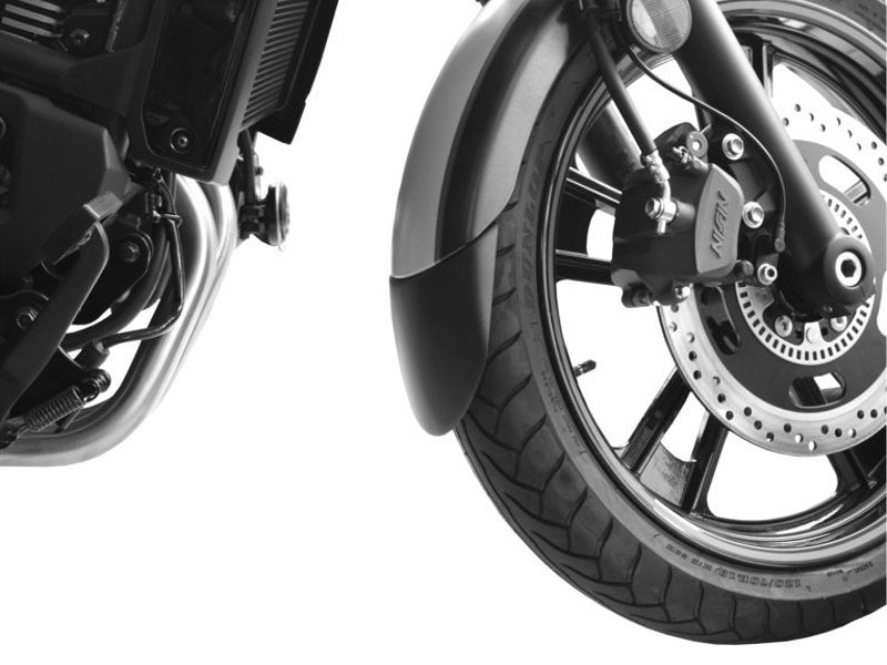 Puig Front Mudguard Extender In Black for Kawasaki Vulcan 650 S (15-25)