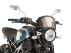 Puig Retro Fly Screen In Matt Black for Yamaha XSR 900 (16-21)