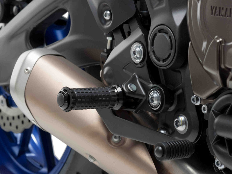 Puig R-Fighter S Footpegs In Black for Honda CB650 R Neo Sports Cafe (19-25)