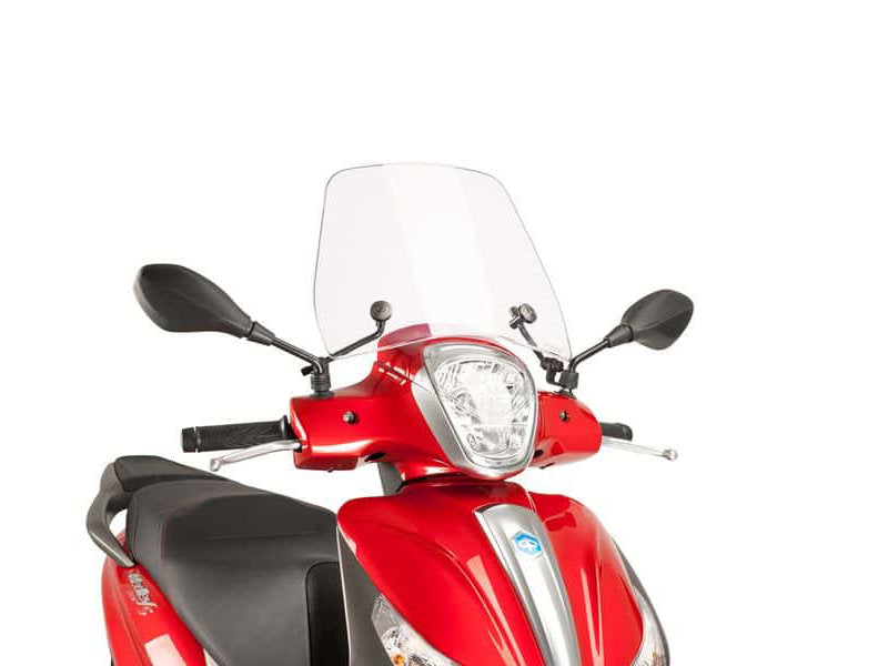 Puig Traffic Screen In Clear for Piaggio Medley 150 ABS (16-20)
