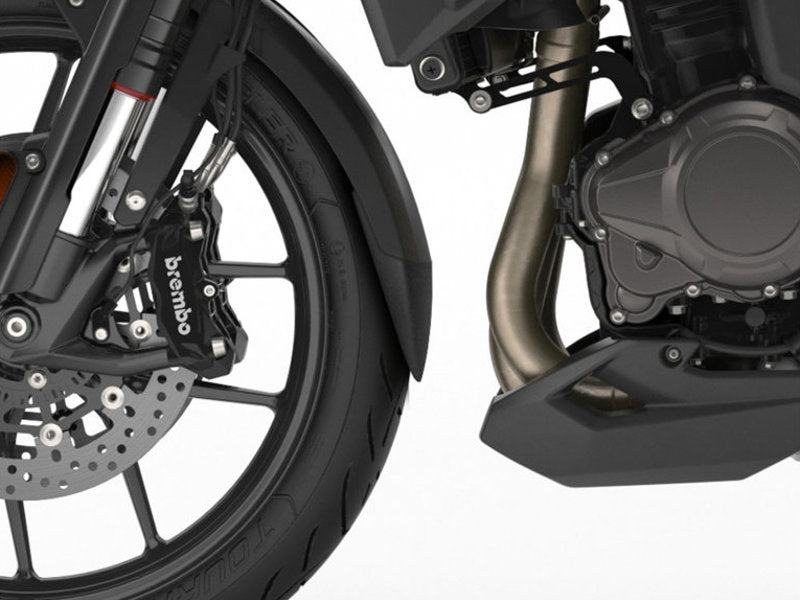 Puig Front Mudguard Extender In Black for Triumph Tiger 1200 Alpine Edition (20-21)