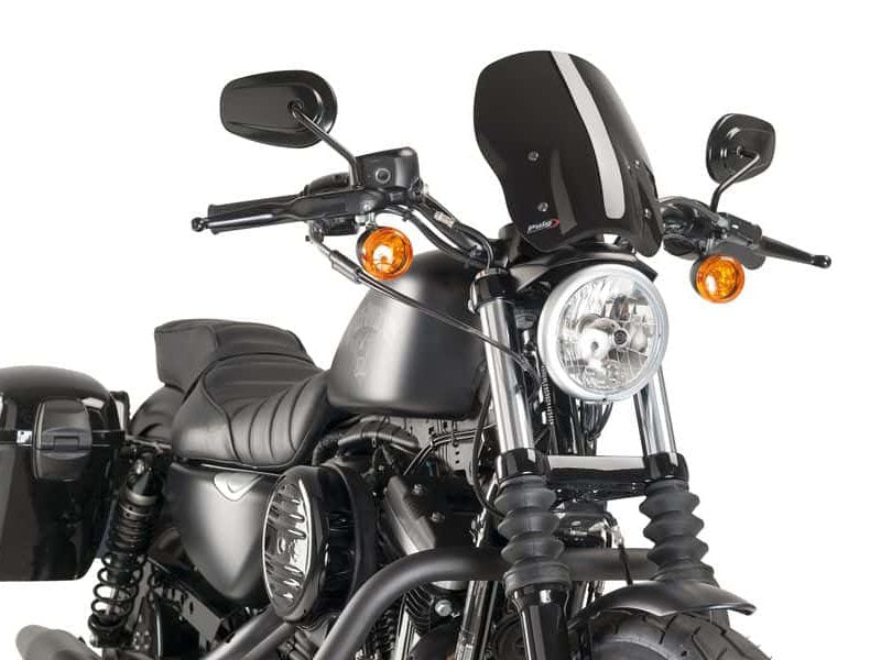 Puig New Generation Touring Screen for Harley Davidson Sportster 1200 Iron XL1200NS (18-20)