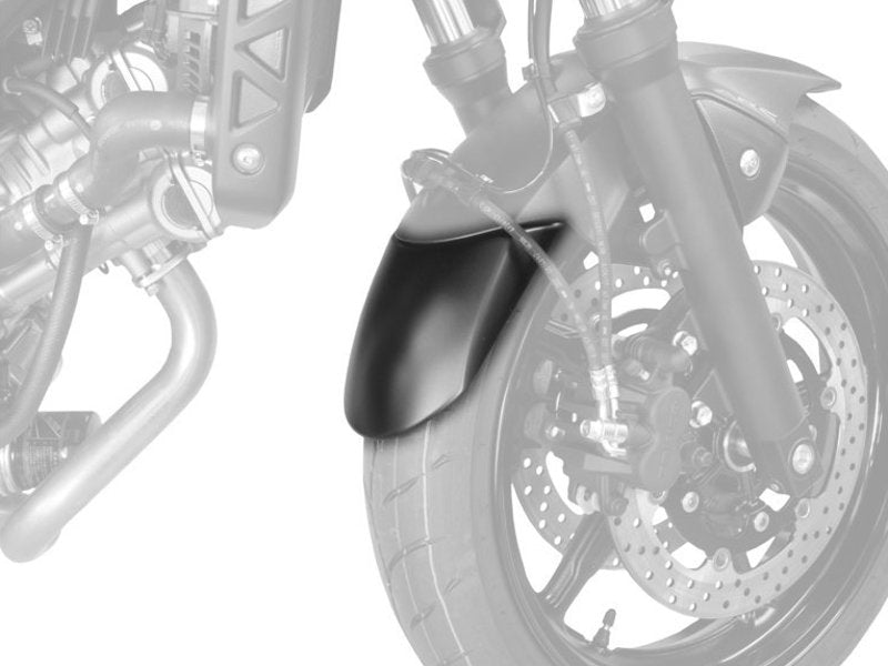 Puig Front Mudguard Extender In Black for Suzuki SV 650 (16-25)