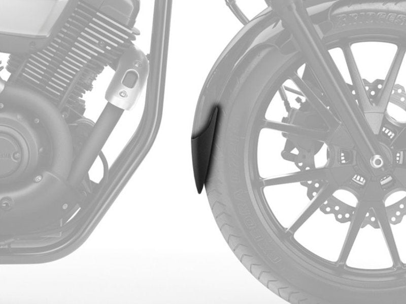 Puig Front Mudguard Extender In Black for Yamaha XV 950 (13-16)