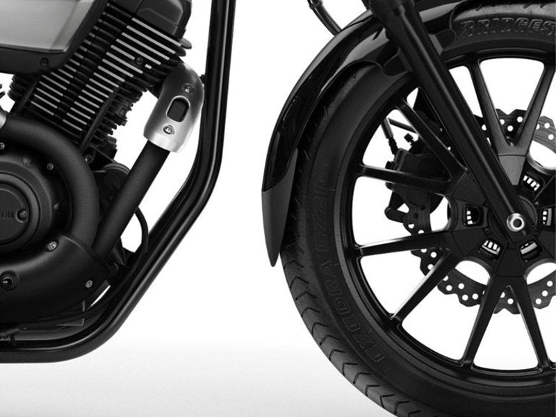 Puig Front Mudguard Extender In Black for Yamaha XV 950 (13-16)