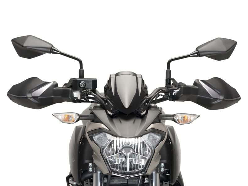 Puig Handguards In Matt Black for Kawasaki Z650 (17-25)