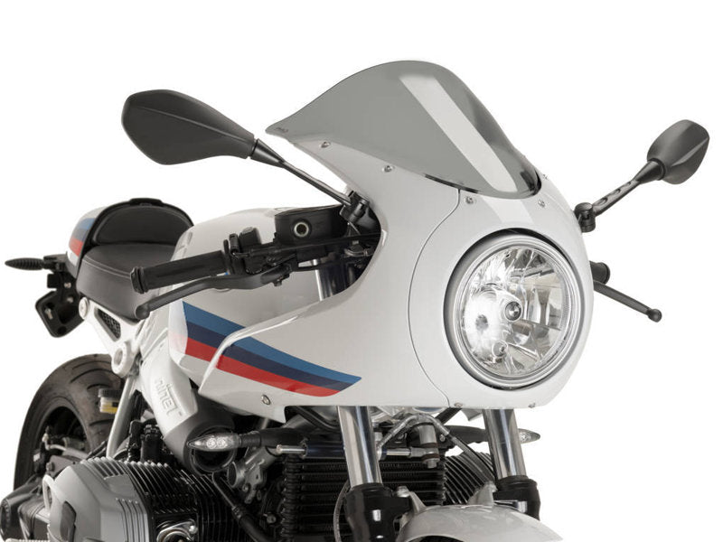 Puig Touring Screen In Dark Smoke for BMW R Nine T Racer (17-20)