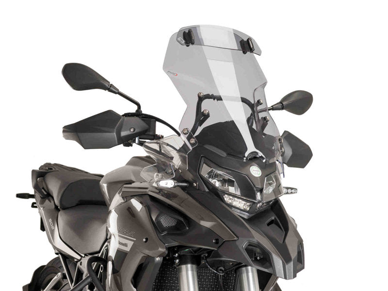 Puig Touring Screen With Extender In Light Smoke for QJ Motor SRT 550 On Road (23-24)