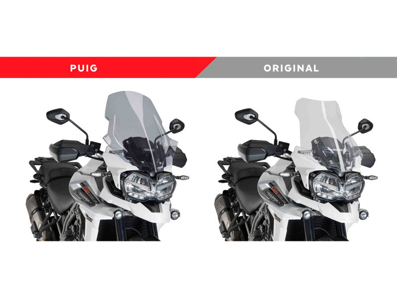 Puig Touring Screen In Clear for Triumph Tiger 1200 Alpine Edition (20-21)