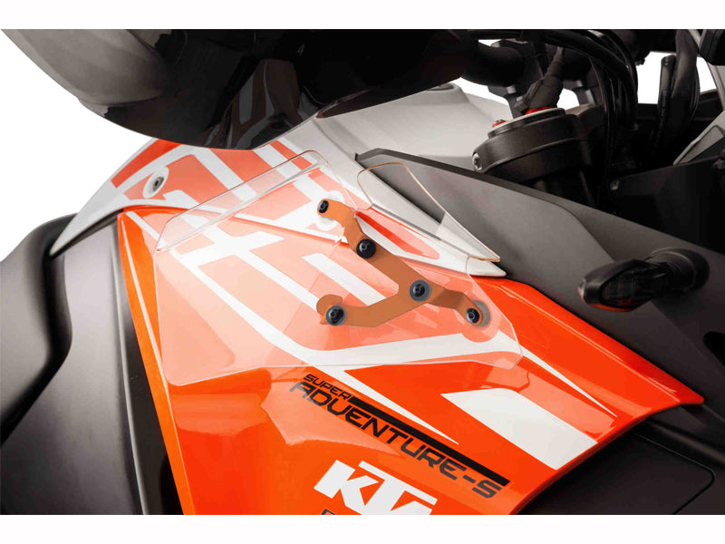 Puig Upper Wind Deflectors In Clear for KTM 1090 Adventure (17-23)