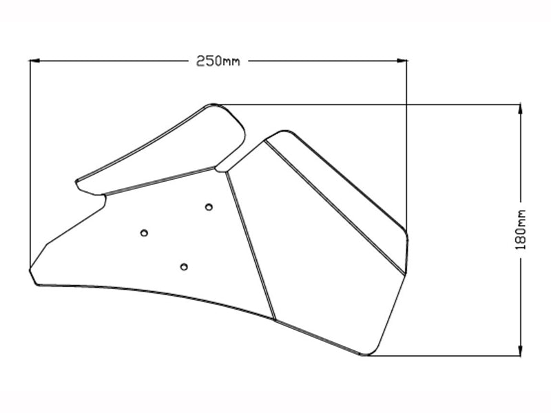 Puig Upper Wind Deflectors In Clear for KTM 1290 Super Adventure T (17-23)