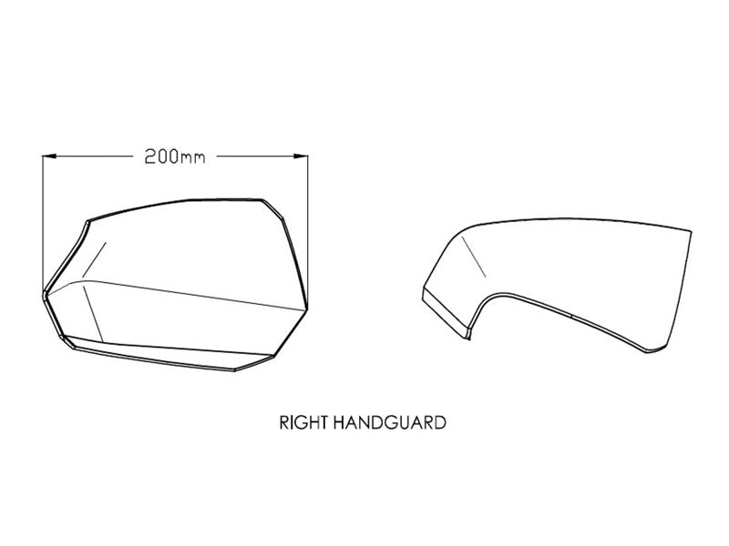 Puig Scooter Handguards In Clear for Kymco New Downtown 125i (17-20)
