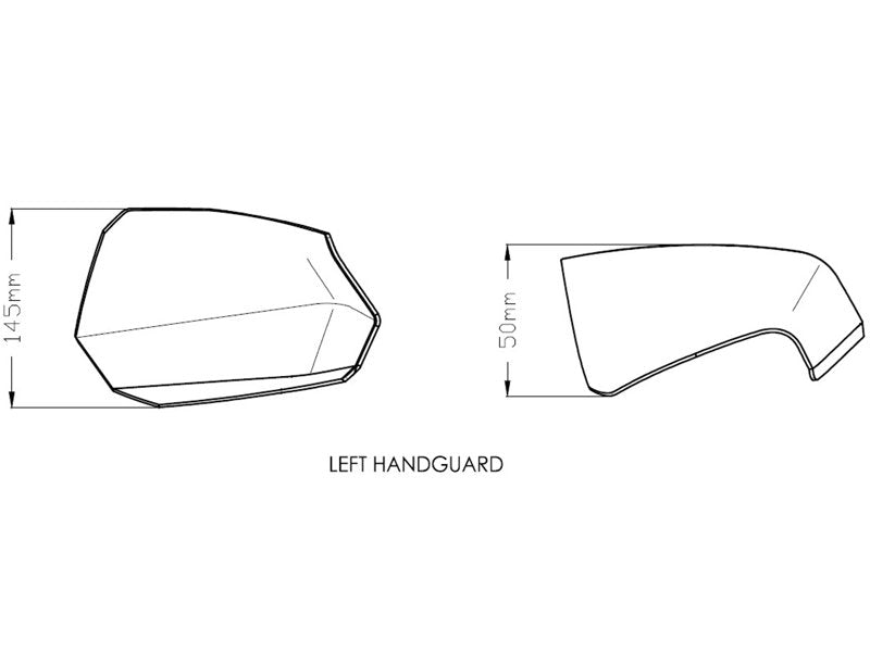 Puig Scooter Handguards In Clear for Yamaha NMax 155 (18-20)