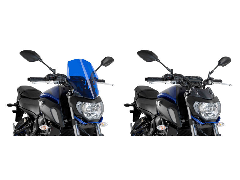 Puig New Generation Touring Screen In Clear for Yamaha MT-07 (18-20)