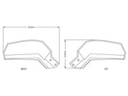 Puig Handguard Extensions In Clear for Yamaha Tracer 900 (18-20)