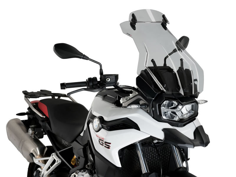Puig Touring Plus Screen With Extender In Light Smoke for BMW F750 GS (18-24)
