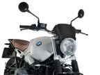 Puig Aluminium Fly Screen In Black for BMW R Nine T Urban G/S (21-24)