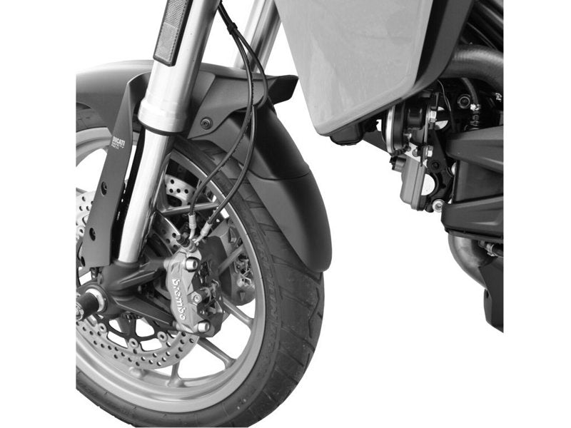 Puig Front Mudguard Extender In Black for Ducati Multistrada V2 S (22-25)