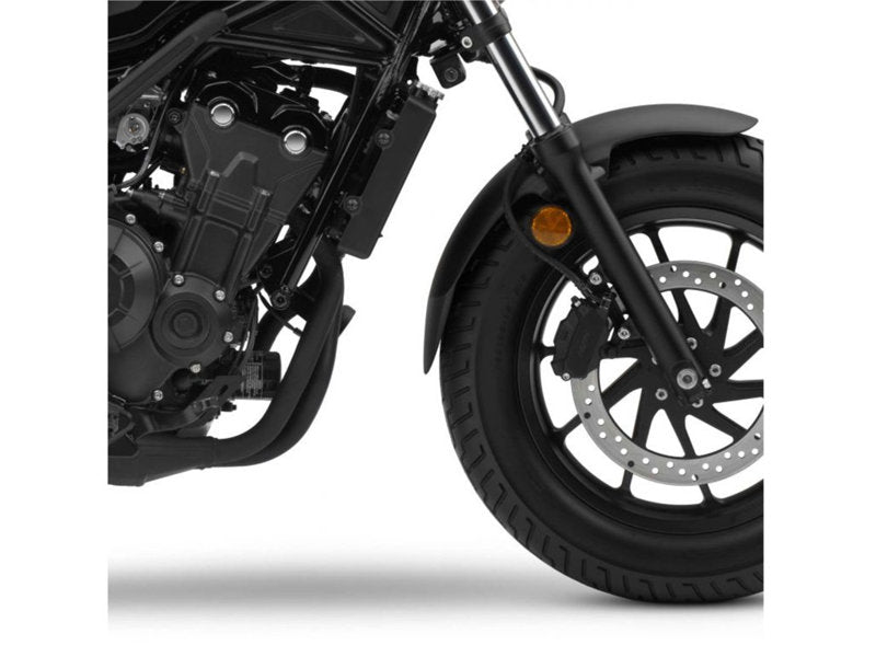 Puig Front Mudguard Extender In Black for Honda CMX500 Rebel (17-25)