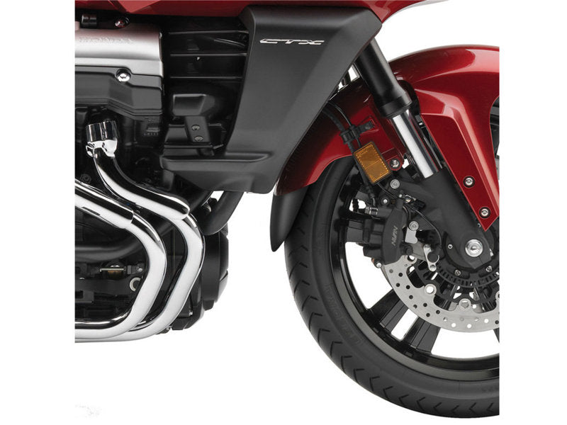 Puig Front Mudguard Extender In Black for Honda NM4 Vultus (15-16)