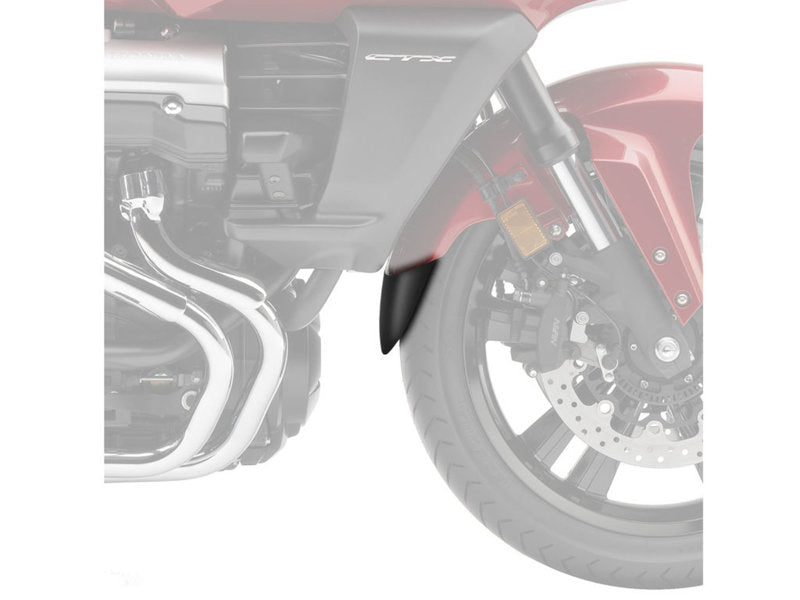 Puig Front Mudguard Extender In Black for Honda CTX1300 DX (14-21)
