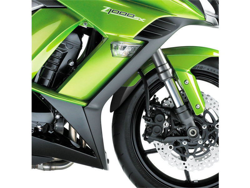 Puig Front Mudguard Extender In Black for Kawasaki Z900 (17-24)