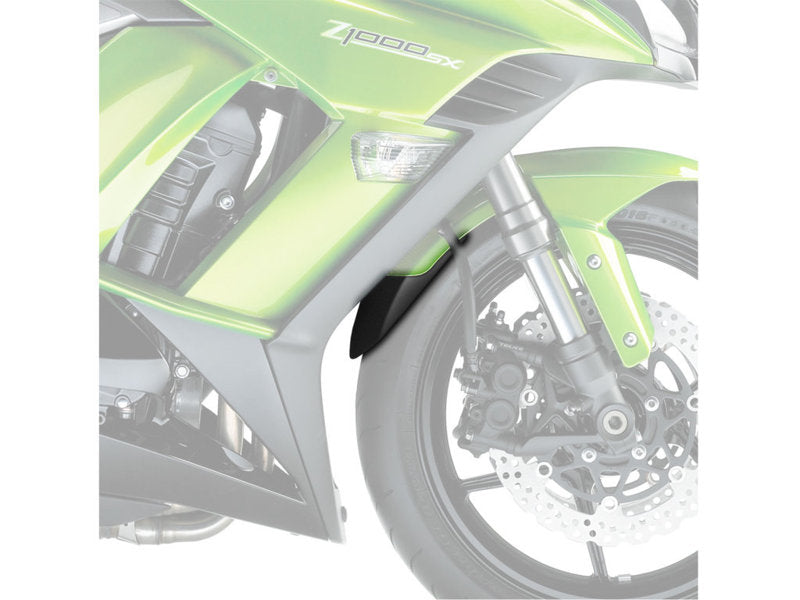 Puig Front Mudguard Extender In Black for Kawasaki Z900 (17-24)