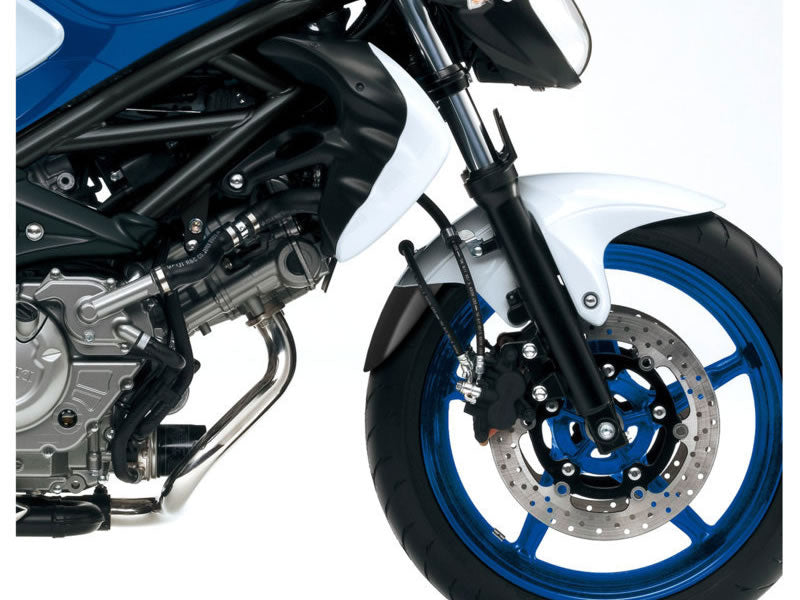 Puig Front Mudguard Extender In Black for Suzuki Gladius SFV 650 (09-15)