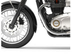 Puig Front Mudguard Extender In Black for Triumph Bonneville T120 (16-25)