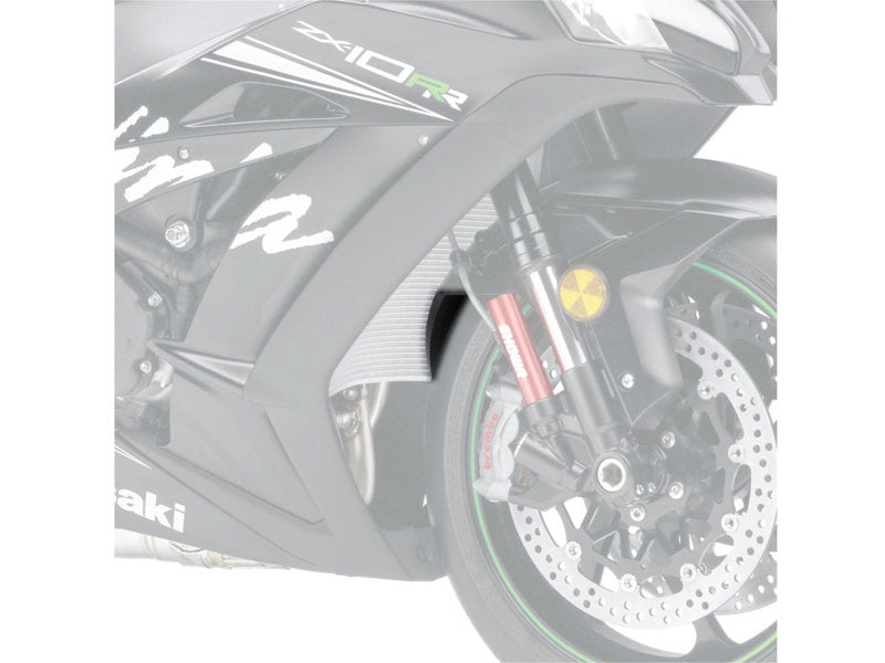 Puig Front Mudguard Extender In Black for Kawasaki ZX-10R Ninja Performance (16-18)