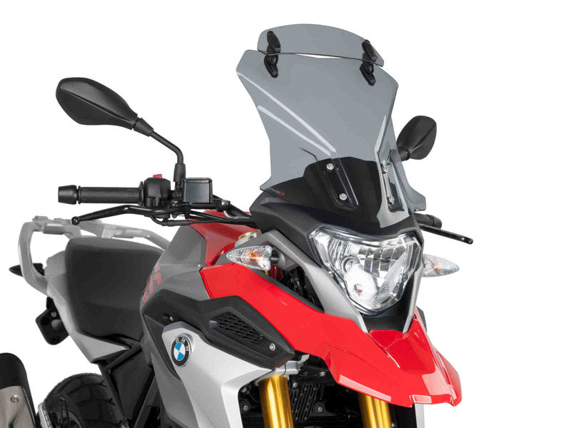 Puig Touring Screen With Extender In Light Smoke for BMW G310 GS (17-25)