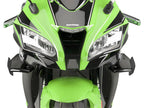 Puig Sport Downforce Spoilers In Black for Kawasaki ZX-10R (11-20)
