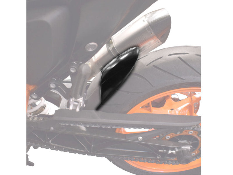 Puig Rear Mudguard Extender In Matt Black for KTM 690 Duke (12-19)