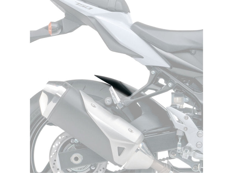 Puig Rear Mudguard Extender In Matt Black for Suzuki GSR 750 (11-16)