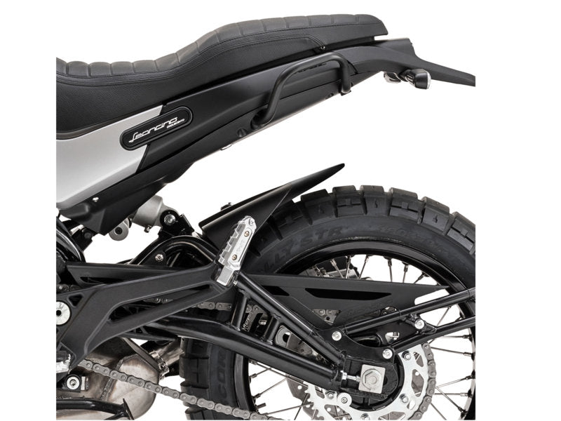 Puig Rear Mudguard Extender In Matt Black for Benelli Leoncino 500 (16-25)