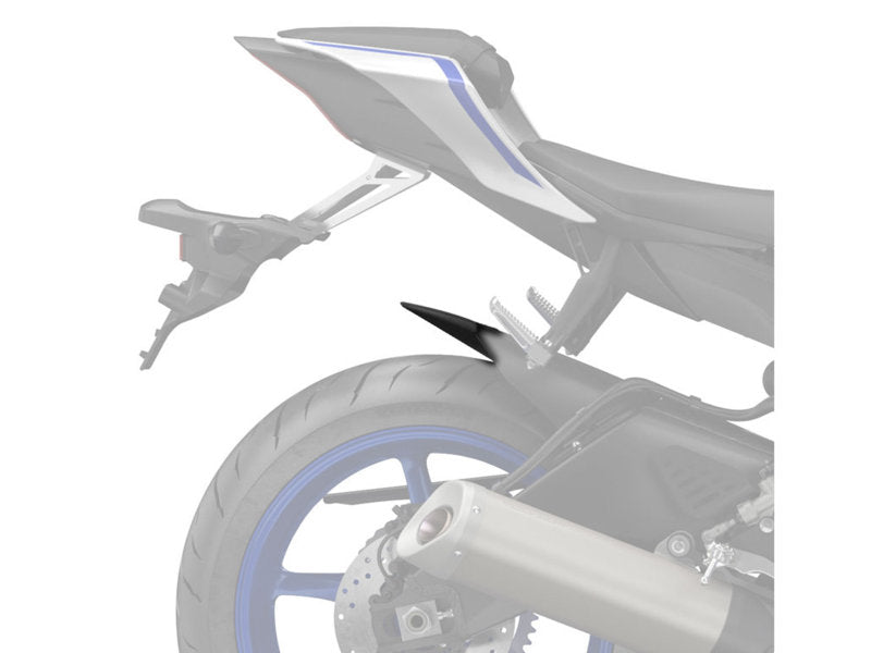 Puig Rear Mudguard Extender In Matt Black for Yamaha YZF R6 Race (22-24)