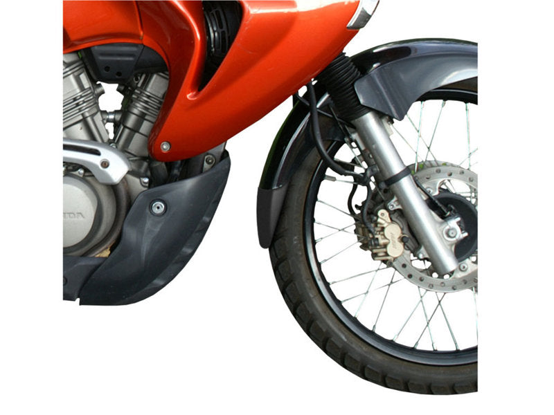 Puig Front Mudguard Extender In Black for Honda Transalp XL650V (01-07)