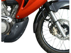 Puig Front Mudguard Extender In Black for Honda Transalp XL650V (01-07)