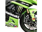 Puig Front Mudguard Extender In Black for Kawasaki ZX-6R 636 (05-08)