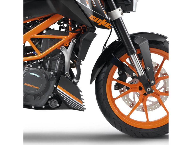 Puig Front Mudguard Extender In Black for KTM 390 Duke (17-23)