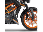 Puig Front Mudguard Extender In Black for KTM 125 Duke (17-23)