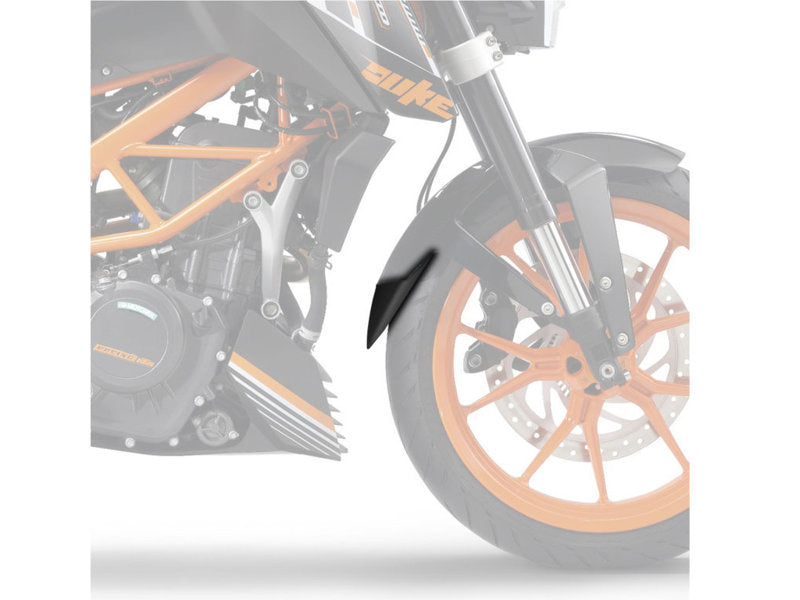 Puig Front Mudguard Extender In Black for KTM 125 Duke (17-23)