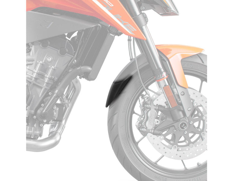 Puig Front Mudguard Extender In Black for KTM 890 Duke R (20-24)