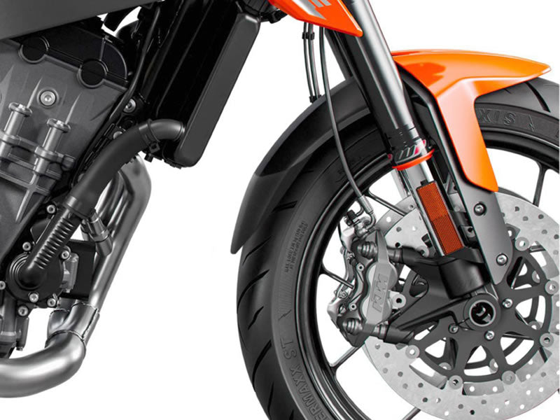 Puig Front Mudguard Extender In Black for KTM 890 Duke R (20-24)