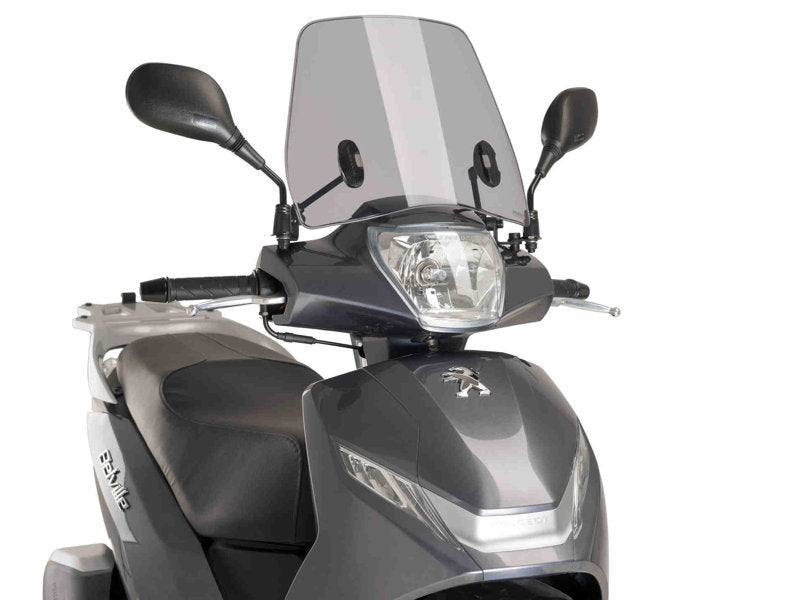 Puig Traffic Screen In Clear for Peugeot Belville 125 RS (17-23)