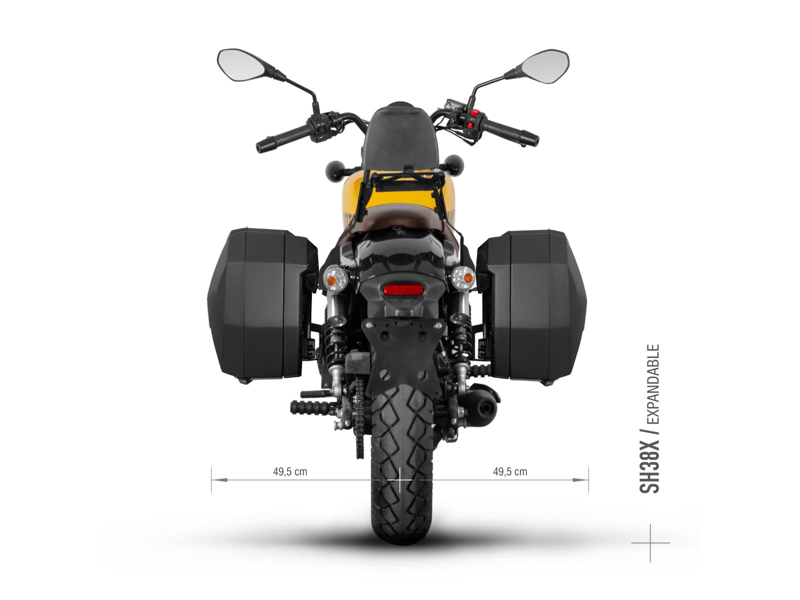 SHAD 3P Pannier Rack for QJMotor SRV 125 (23-26)